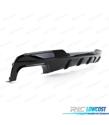 DIFFUSORE BMW F10 F11 10- LOOK M PERFORMANCE NERO LUCIDO