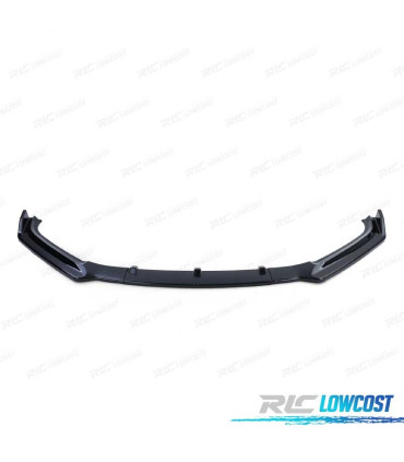 SPOILER ANTERIORE AUDI A4 B9 SEDAN AVANT 15-19 NERO LUCIDO IN ABS
