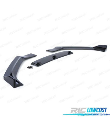 SPOILER ANTERIORE AUDI A4 B9 SEDAN AVANT 15-19 NERO LUCIDO IN ABS