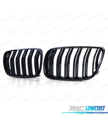 DOPPIE GRIGLIE PER BMW X3 E83 06-11 NERO LUCIDO