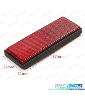 SET DI 2 CATADIOTTRI DI COLORE ROSSO