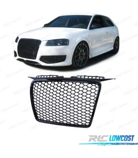 GRIGLIA AUDI A3 8P 05-08 LOOK RS3 NERO LUCIDO