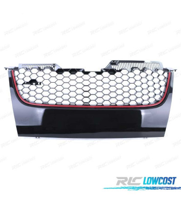 GRIGLIA VOLKSWAGEN VW GOLF 5 NERA ROSSA LOOK GTI