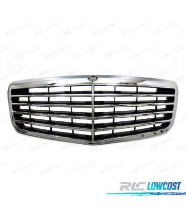 GRIGLIA PER MERCEDES CLASSE E W211 07-09 NERO CROMATO