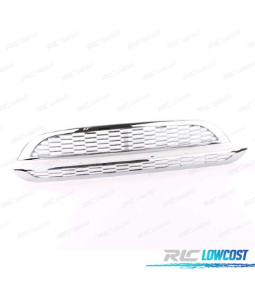 GRIGLIA PER MINI COOPER R50 R53 01-06 CROMATA TIPO S