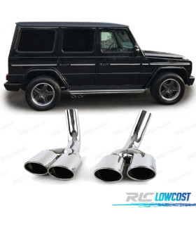 TERMINALE SCARICO SPECIFICO MERCEDES G W463 89- LOOK AMG G500 G55