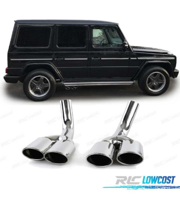 TERMINALE SCARICO SPECIFICO MERCEDES G W463 89- LOOK AMG G500 G55