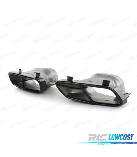 TERMINALI SCARICO MERCEDES AMG W176 13-18 CLA W117 20-18 GLA X156 14-19 A45 AMG NERI