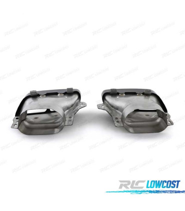 TERMINALI SCARICO MERCEDES AMG W176 13-18 CLA W117 20-18 GLA X156 14-19 A45 AMG NERI