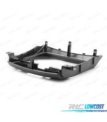 Telaio grigio scuro radio 2-DIN da 9" per Citroen C-Crosser Mitsubishi Outlander XL Peugeot 4007.