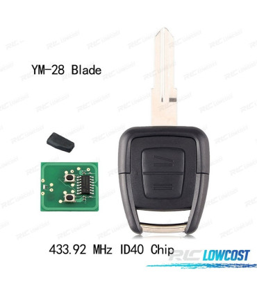 CHIAVE COMPLETA YM28 OPEL ASTRA VECTRA ZAFIRA