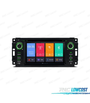 RADIO GPS ANDROID 11 PER JEEP DODGE CHRYSLER