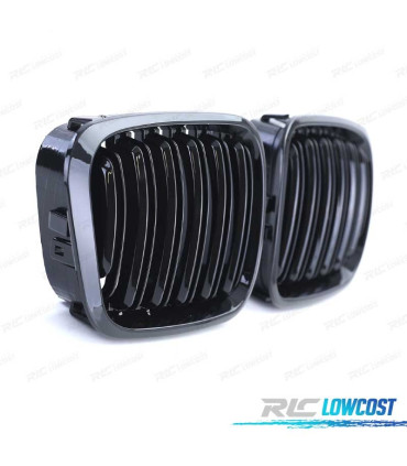 GRIGLIA PER BMW SERIE 3 E46 SEDAN TOURING 98-01 ASPECTO M NERO LUCIDO
