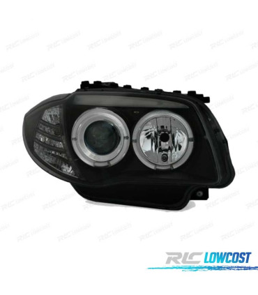 FARI BMW E81 E87 E82 E88 ANGEL EYES SFONDO NERO