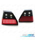 FANALI A LED PER VOLKSWAGEN VW GOLF 2 83-91 ROSSO AFFUMICATO LED