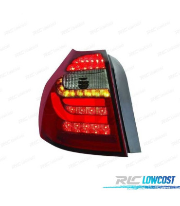 FANALI BMW E87 04-07 LED ROSSO CROMATO