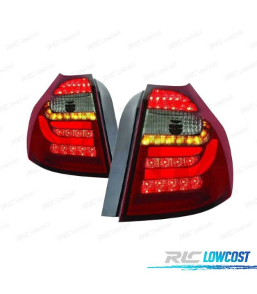 FANALI BMW E87 04-07 LED ROSSO CROMATO