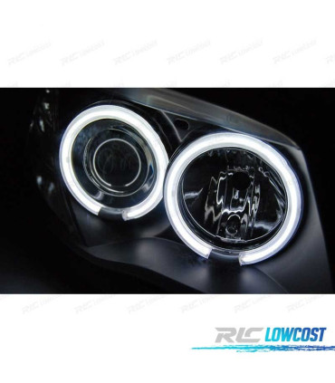 FARI BMW E81 E87 E82 E88 ANGEL EYES CCFL FONDO NERO
