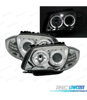FARI BMW E81 E87 E82 E88 ANGEL EYES FONDO CROMATO