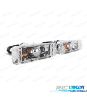 FRECCE ANTERIORI VOLKSWAGEN VW GOLF I 74-83 POLO 86C 81-90 LUCE DI POSIZIONE FONDO CROMATO