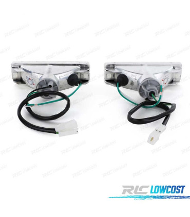 FRECCE ANTERIORI VOLKSWAGEN VW GOLF I 74-83 POLO 86C 81-90 LUCE DI POSIZIONE FONDO CROMATO