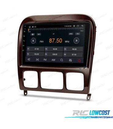 RADIO GPS ANDROID 10 PER MERCEDES CLASSE S W220 98-05 4G
