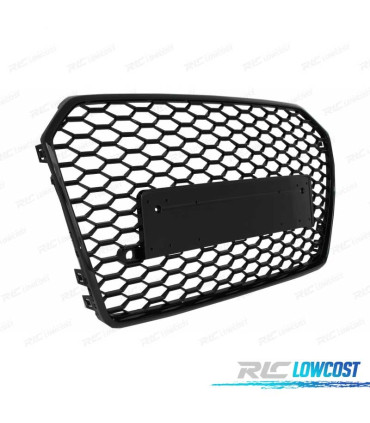 GRIGLIA PER AUDI A6 4G 14-18 LOOK RS6 NERO LUCIDO