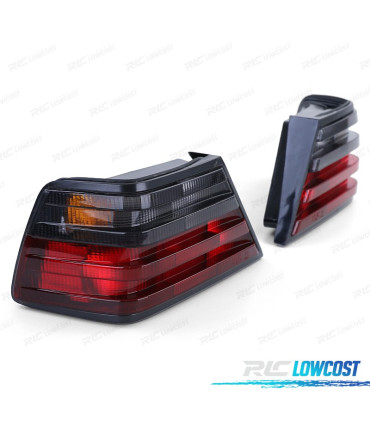 FANALI MERCEDES W124 85-93 ROSSO NERO