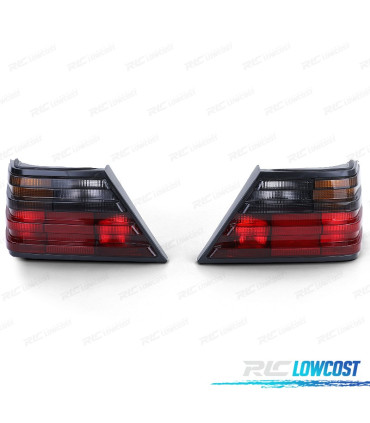 FANALI MERCEDES W124 85-93 ROSSO NERO