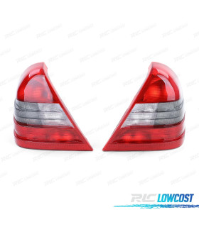 FANALI MERCEDES CLASSE C W202 93-97 ROSSO BIANCO
