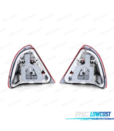 FANALI MERCEDES CLASSE C W202 93-97 ROSSO BIANCO