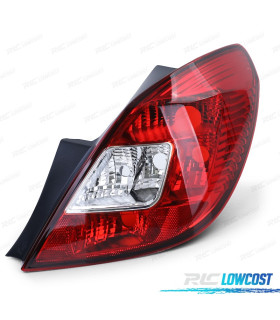 FANALE DESTRO OPEL CORSA D 06- ROSSO BIANCO