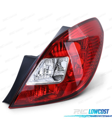 FANALE DESTRO OPEL CORSA D 06- ROSSO BIANCO