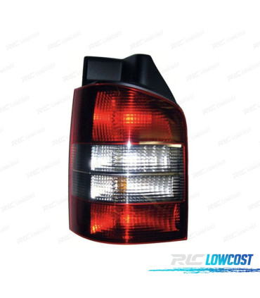 FANALE SINISTRO VOLKSWAGEN VW T5 03-09 ROSSO NERO