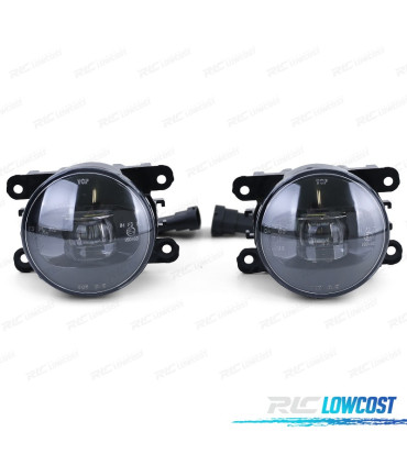 FARI ANTINEBBIA VARI MODELLI LED CITROEN DACIA FORD JAGUAR NISSAN OPEL PORSCHE PEUGEOT RENAULT 01-15 NERO FUMÉE