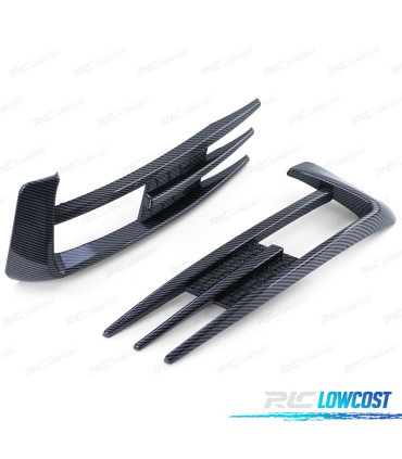 GRIGLIE NEBBIA VOLKSWAGEN VW GOLF 7 12-17 LOOK GTI CARBONIO