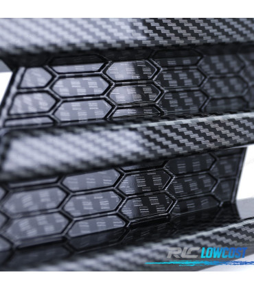 GRIGLIE NEBBIA VOLKSWAGEN VW GOLF 7 12-17 LOOK GTI CARBONIO