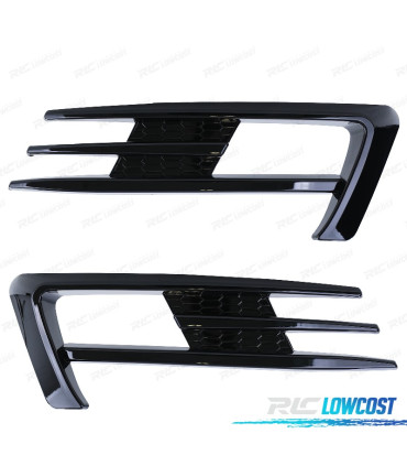 GRIGLIE NEBBIA VOLKSWAGEN VW GOLF 7 12-17 LOOK GTI NERO LUCIDO