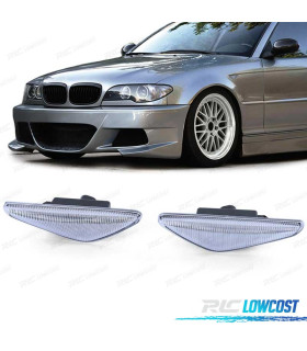 FRECCIE LATERALI PER BMW E46 COUPE CABRIO 03-07 LED BIANCO