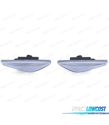 FRECCIE LATERALI PER BMW E46 COUPE CABRIO 03-07 LED BIANCO