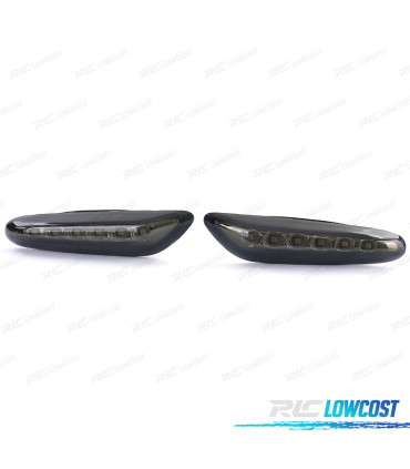 FRECCIE LATERALI PER BMW E46 E90 E91 E92 E93 LED NERO AFFUMICATO
