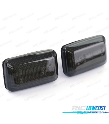FRECCIE LATERALI PER VOLKSWAGEN VW AUDI A LED NERO FUMÉ