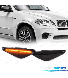 FRECCIE LATERALI BMW X5 E70 X6 E71 E72 F25 A LED DINAMICI NERO FUMÉ