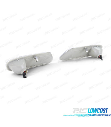 FRECCIE LATERALI PER MINI COOPER F55 F56 F57 LED BANDIERA UK ROSSO BLU