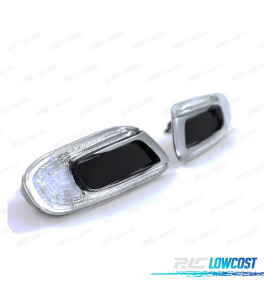 FRECCIE LATERALI PER MINI COOPER F55 F56 F57 13- LED NERO ARGENTO