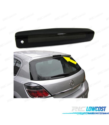 VETRO PER TERZA LUCE DI STOP OPEL ASTRA H HATCHBACK 04-09 NERO