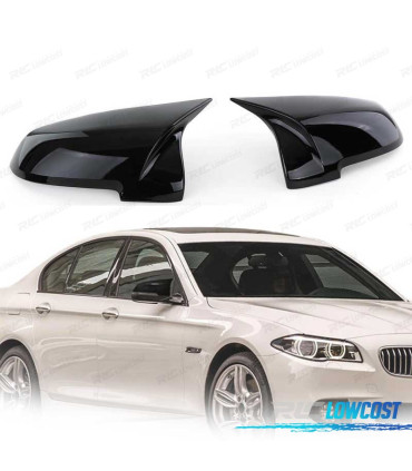 GUSCI SPECCHIO PER BMW F10 F11 LCI F07 LOOK M NERO LUCIDO