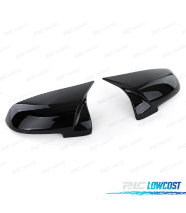 GUSCI SPECCHIO PER BMW F10 F11 LCI F07 LOOK M NERO LUCIDO