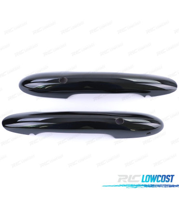 CARCASSA MANIGLIA PORTA MINI F55 F56 F57 NERO LUCIDO KEYLESS GO