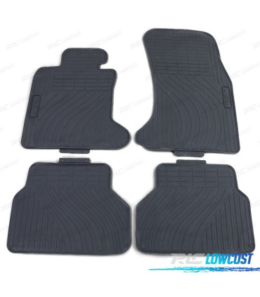 TAPPETINI IN GOMMA BMW E60 E61 03-10 4 PEZZI